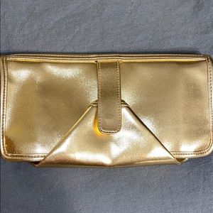 Gold Expanding Clutch